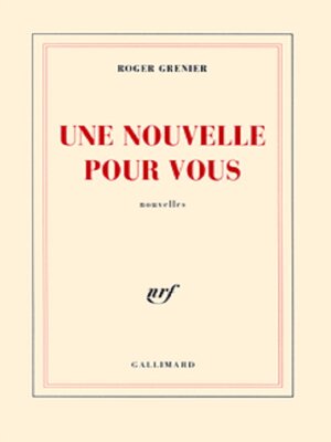 cover image of Une Nouvelle pour vous